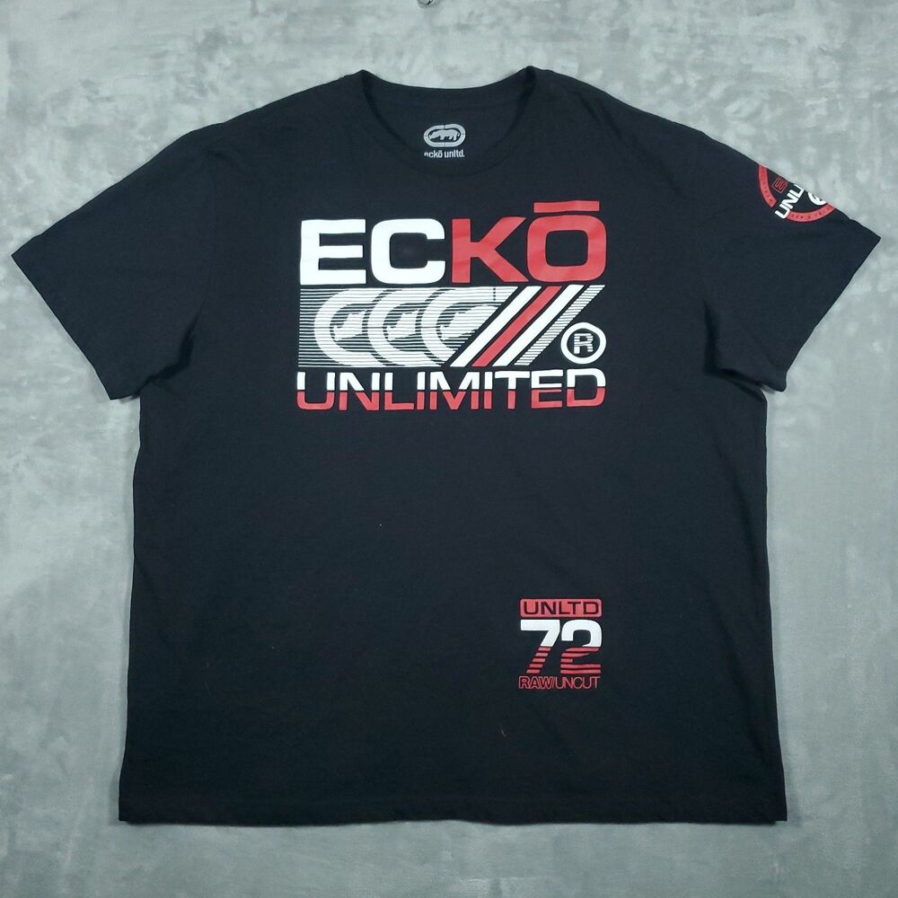 Ecko Unltd Mens 2XL T-Shirt Cotton Casual Top Short Sleeve Crew Neck Tee shirt